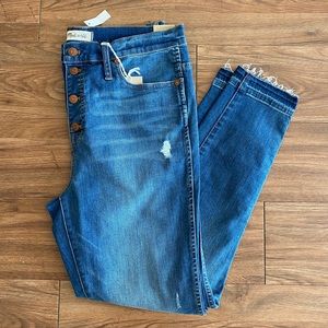 Madewell high rise skinny jeans